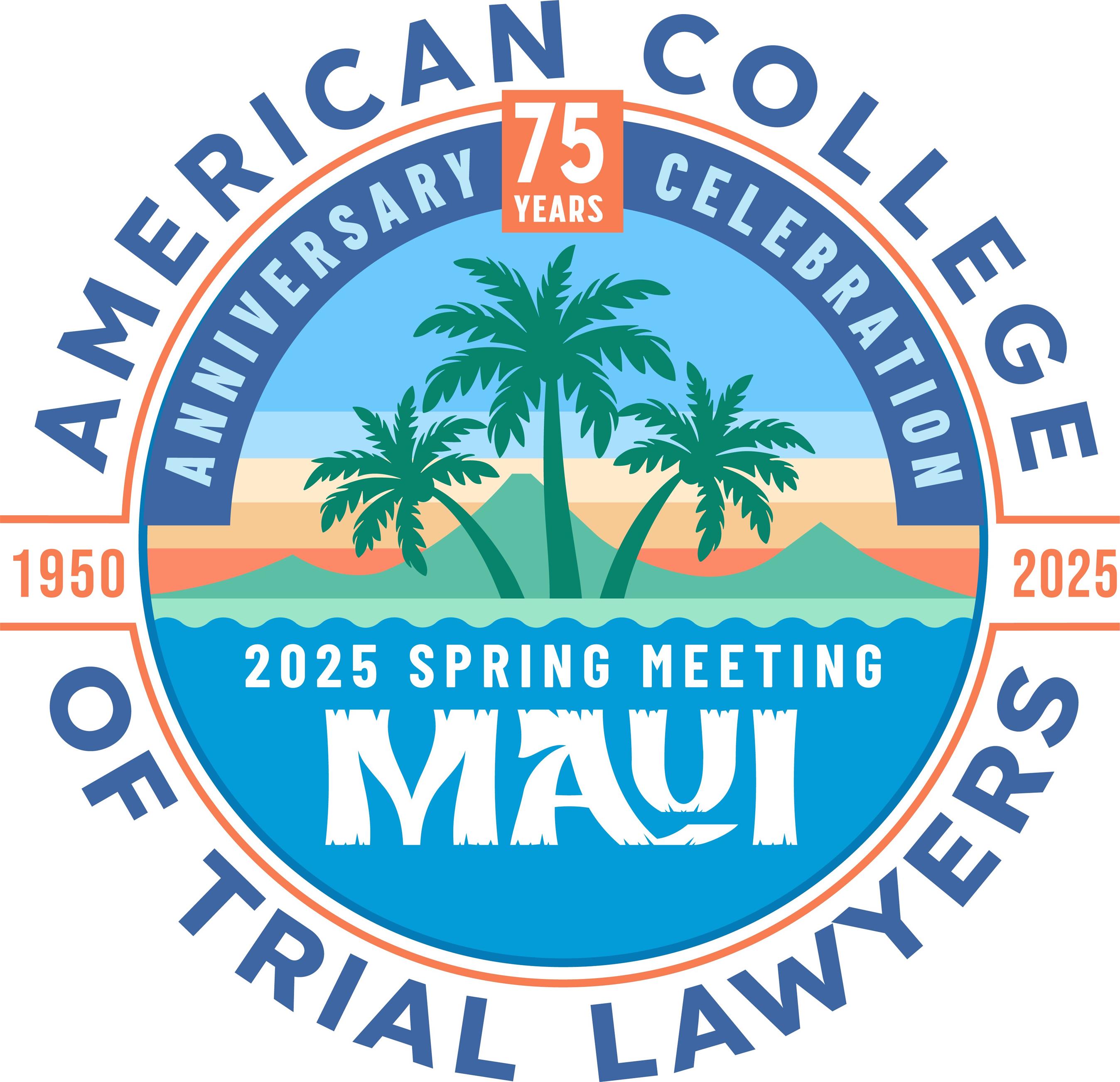 Maui 75th Anniversary Logo